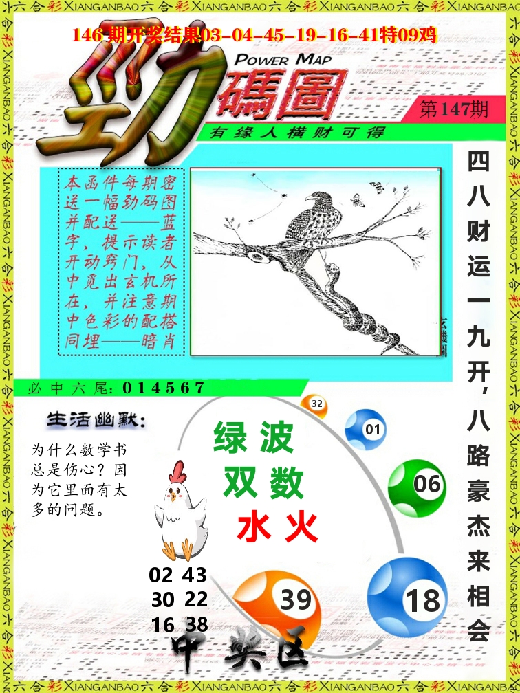 劲码图 第147期