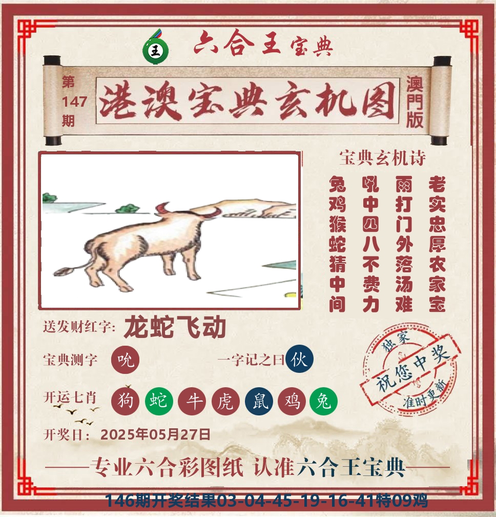 六合王宝典玄机 第147期