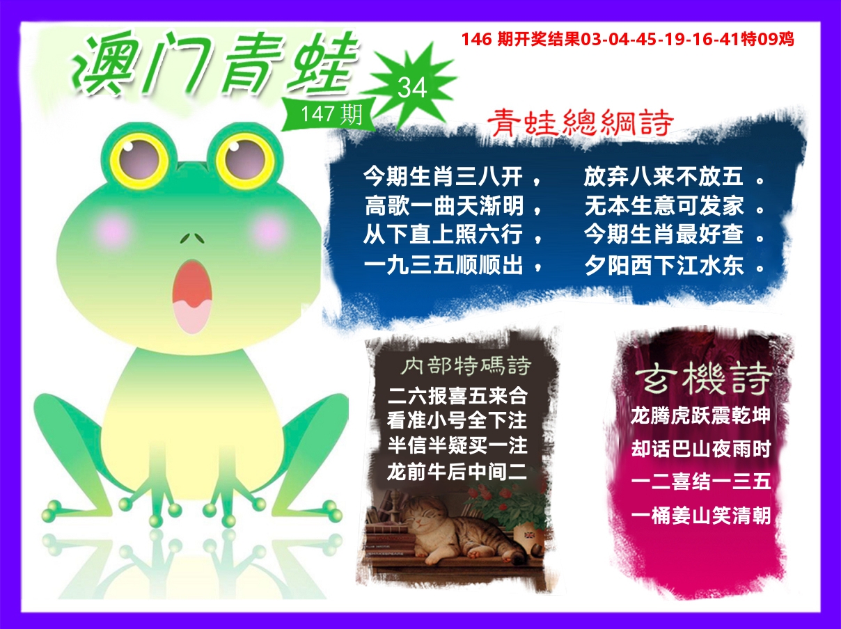 青蛙系列34 第147期