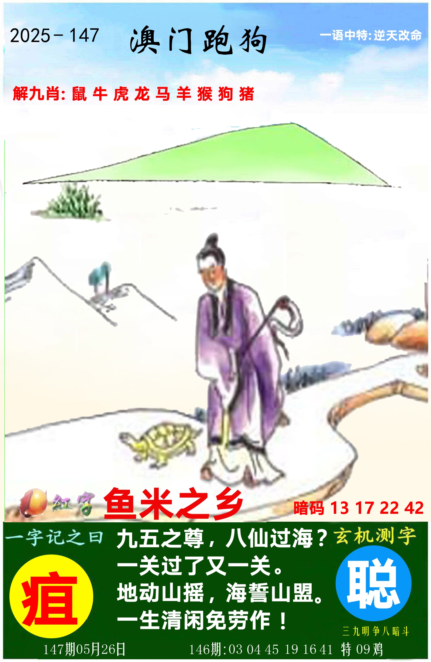 澳门跑狗图 第147期