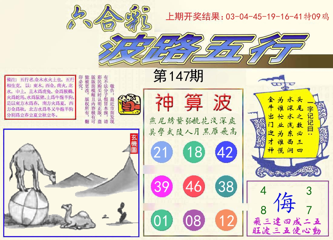 波路五行 第147期