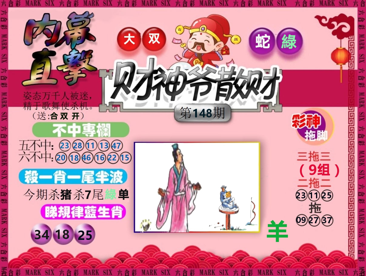 财神爷散财 第148期