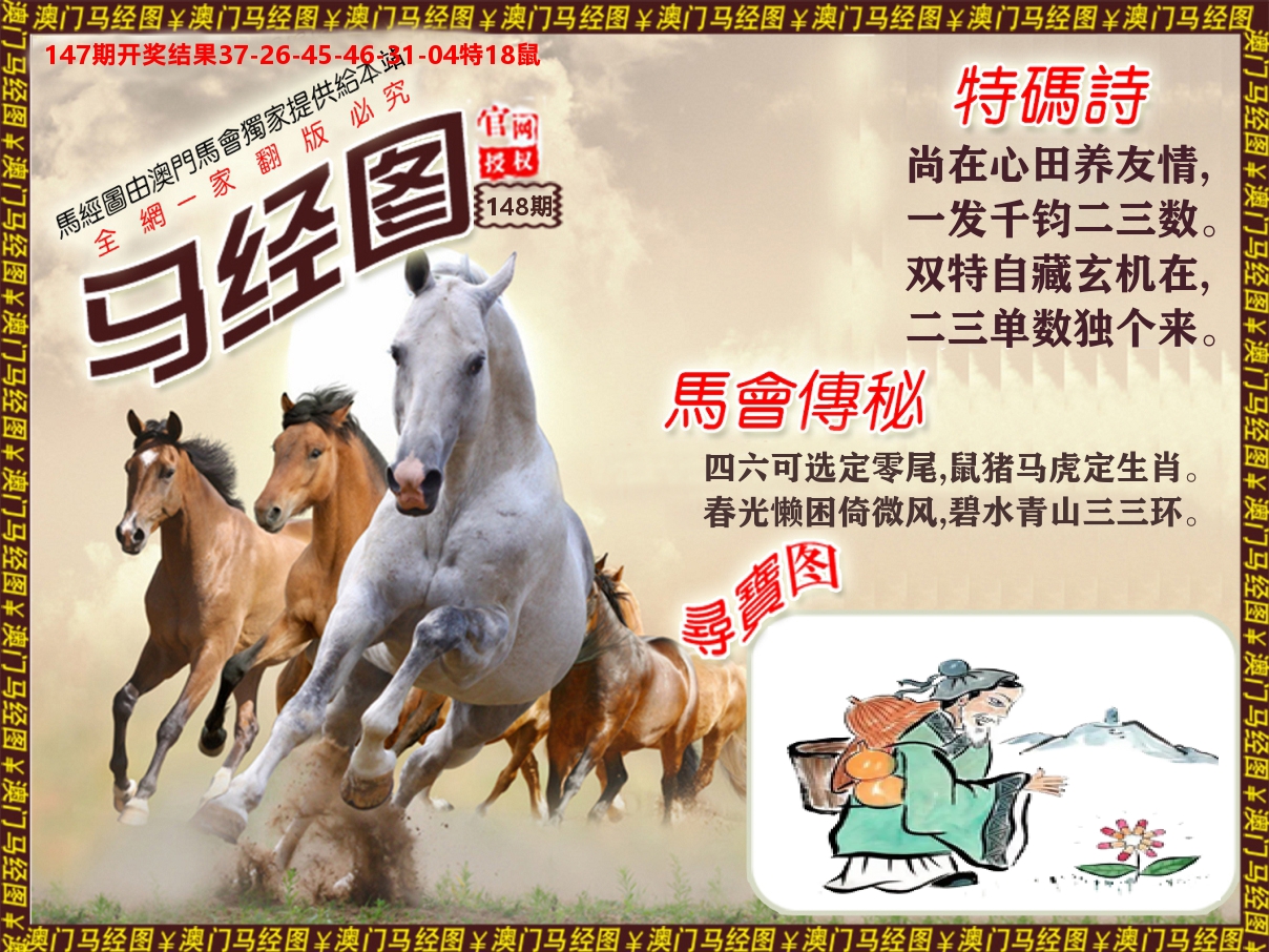 马经系列 第148期