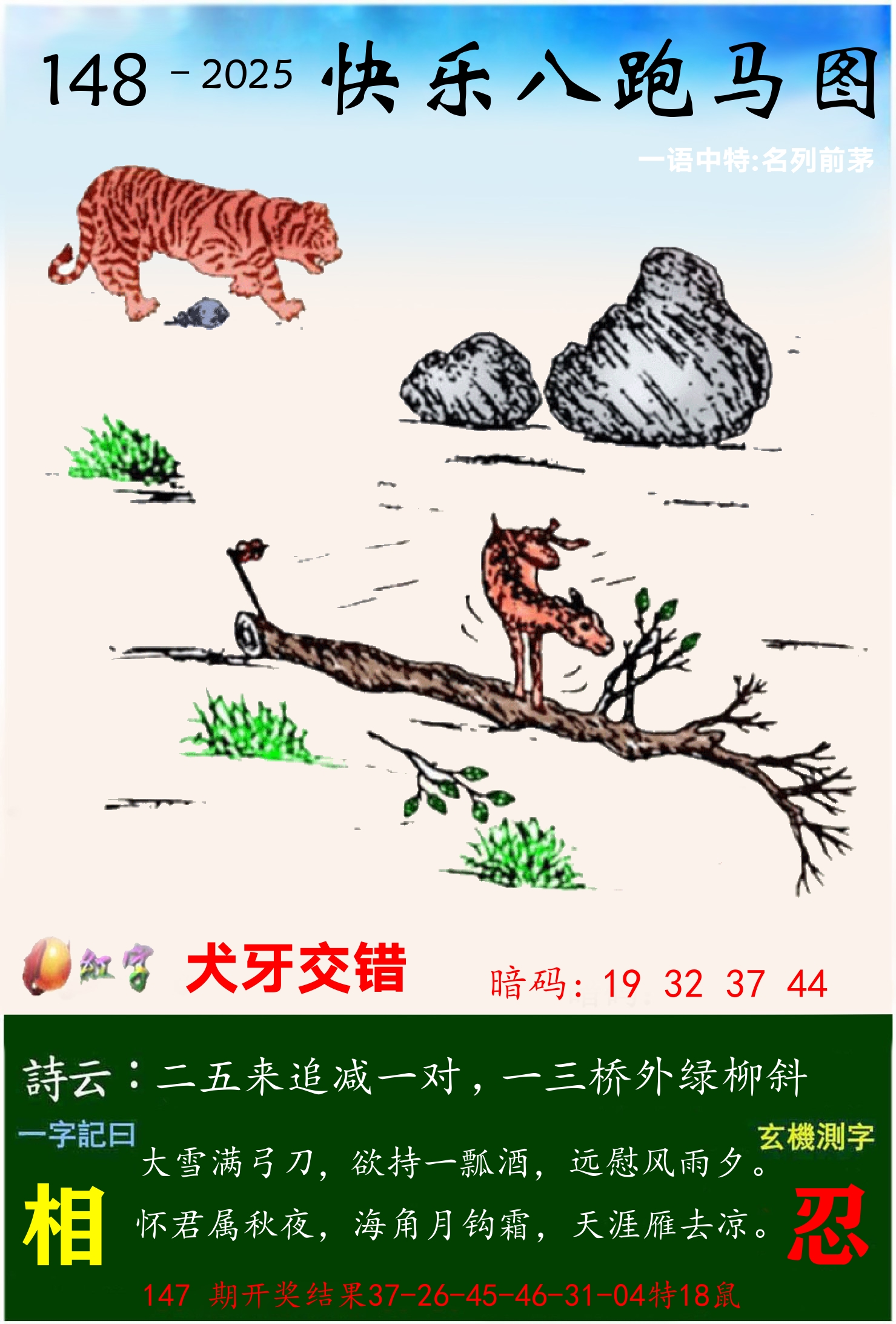 澳门跑马 第148期