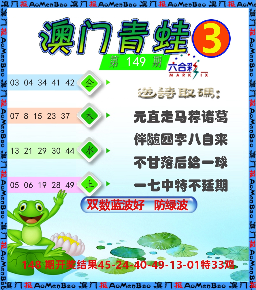 青蛙系列3 第149期