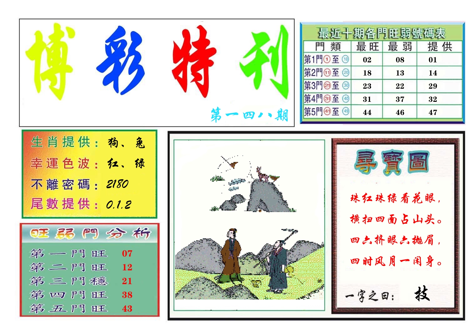 博彩特刊 第149期
