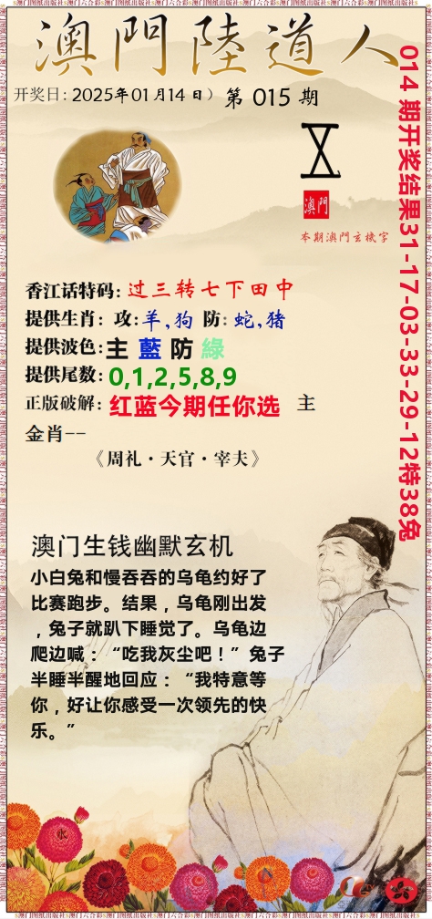 澳门陆道人 第15期