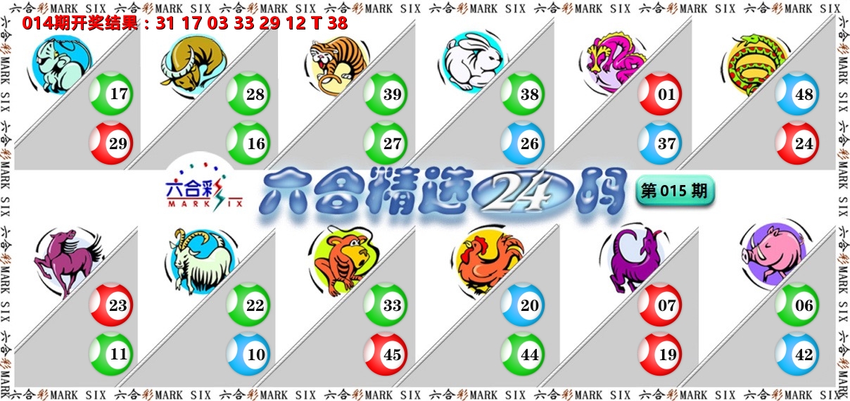 六合精选24码 第15期