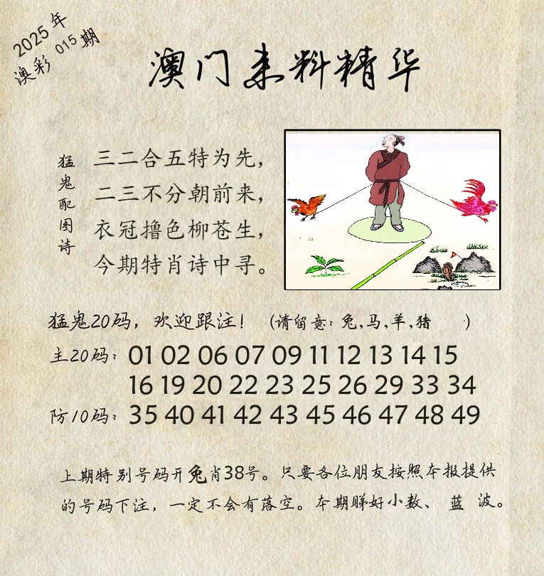 精华来料 第15期