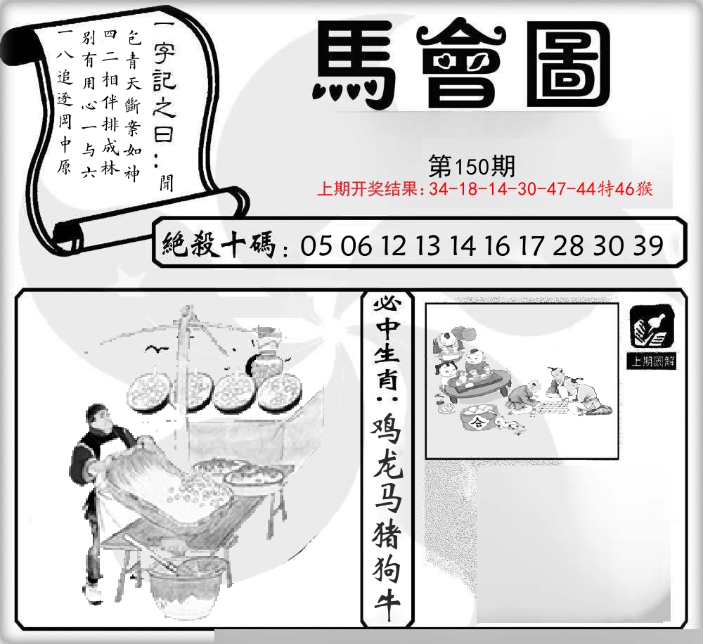 马会图 第150期