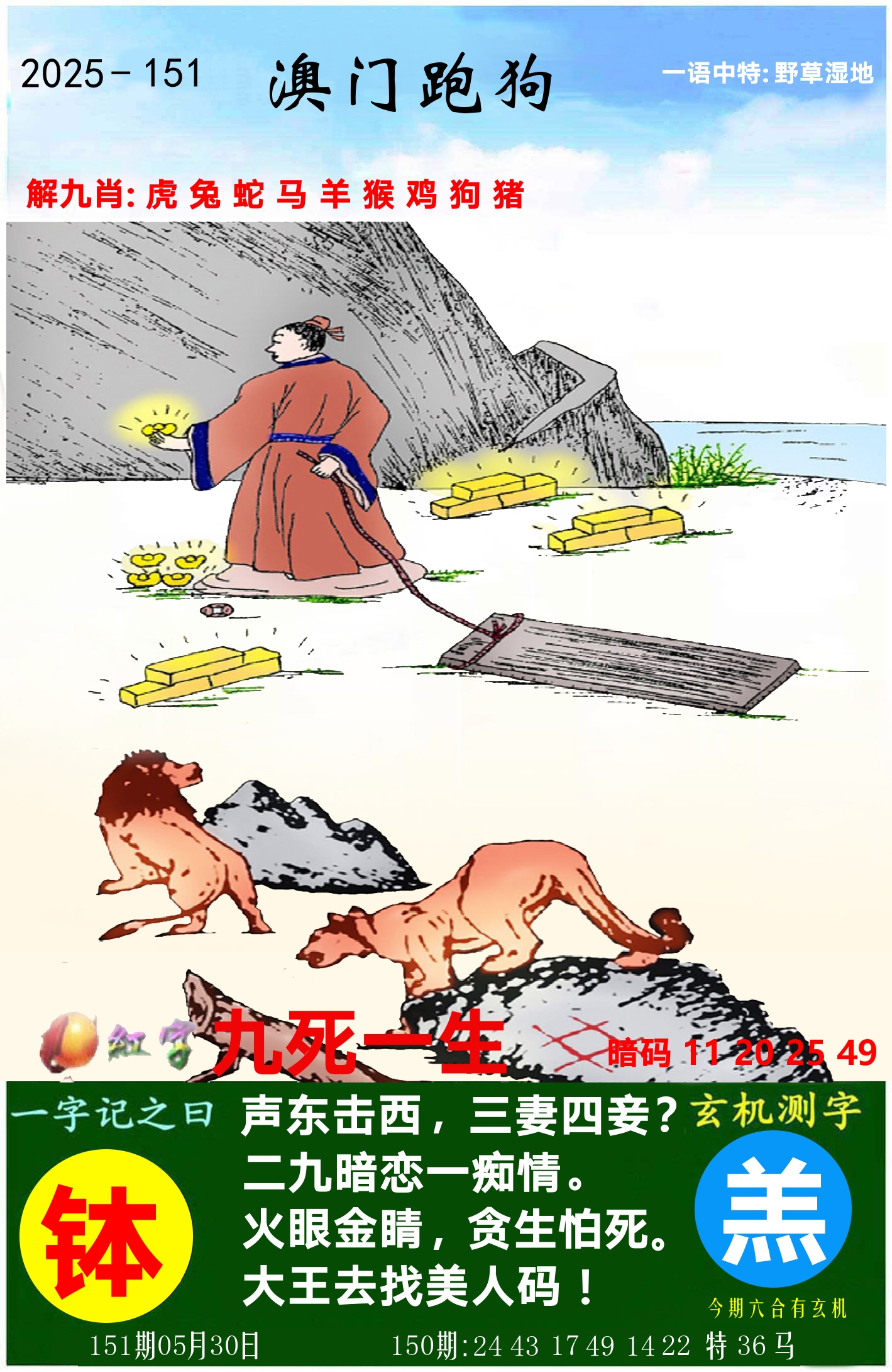 澳门跑狗图 第151期
