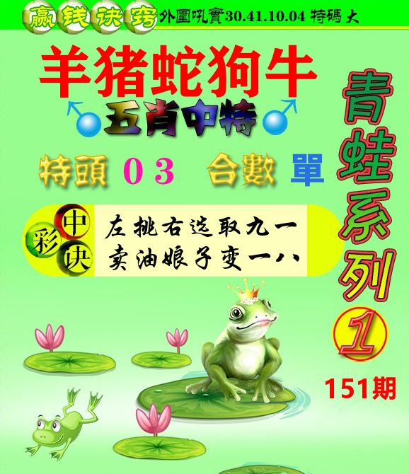 青蛙彩图 第151期