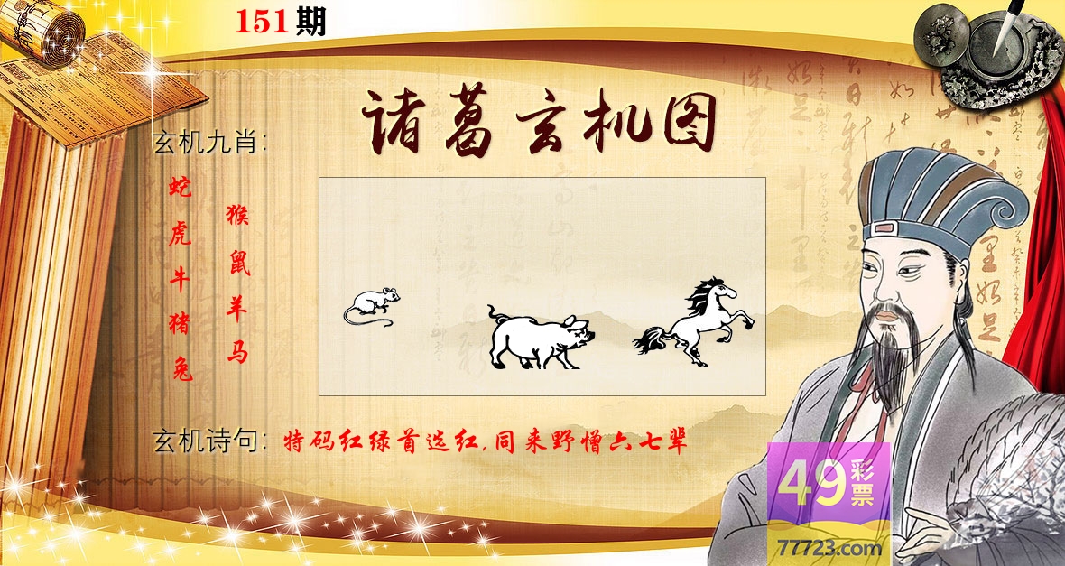 诸葛玄机图 第151期