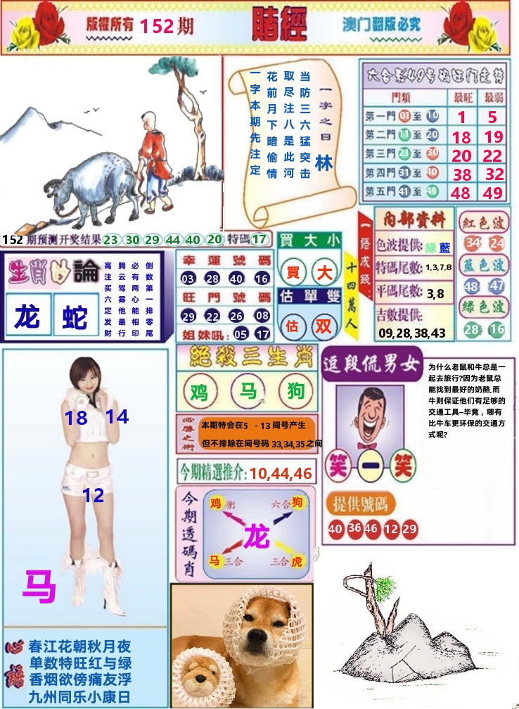 澳门赌经 第152期