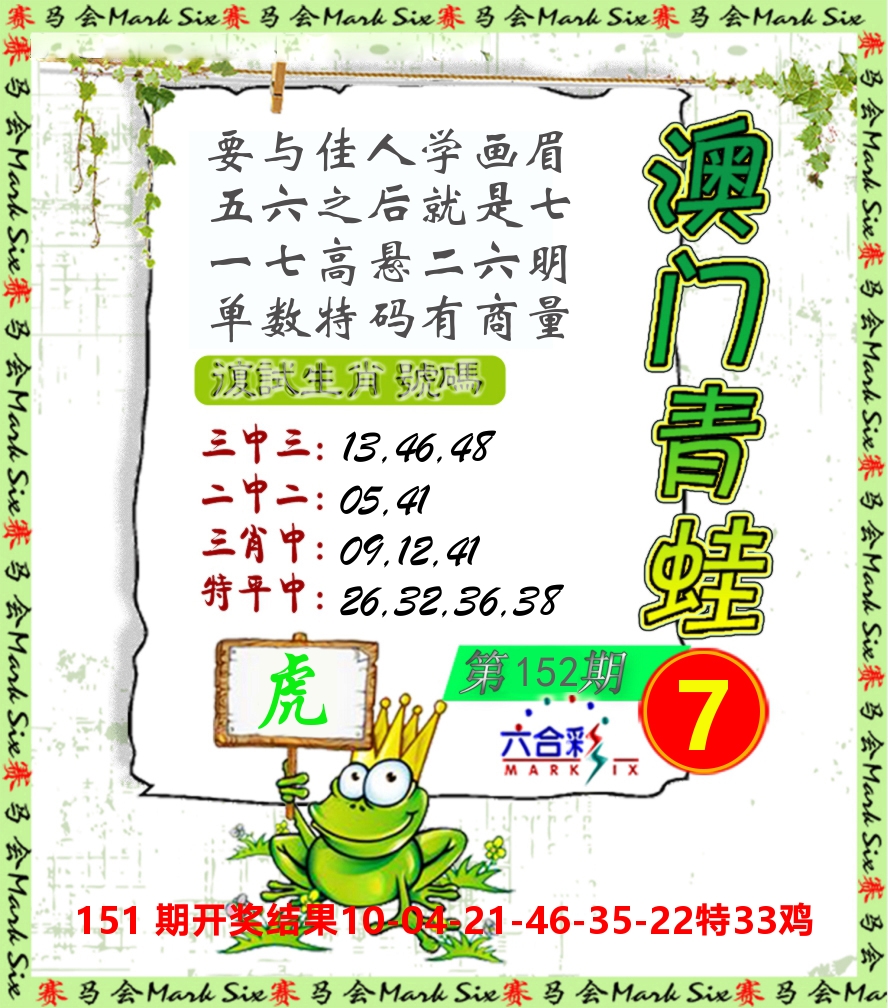 青蛙系列7 第152期