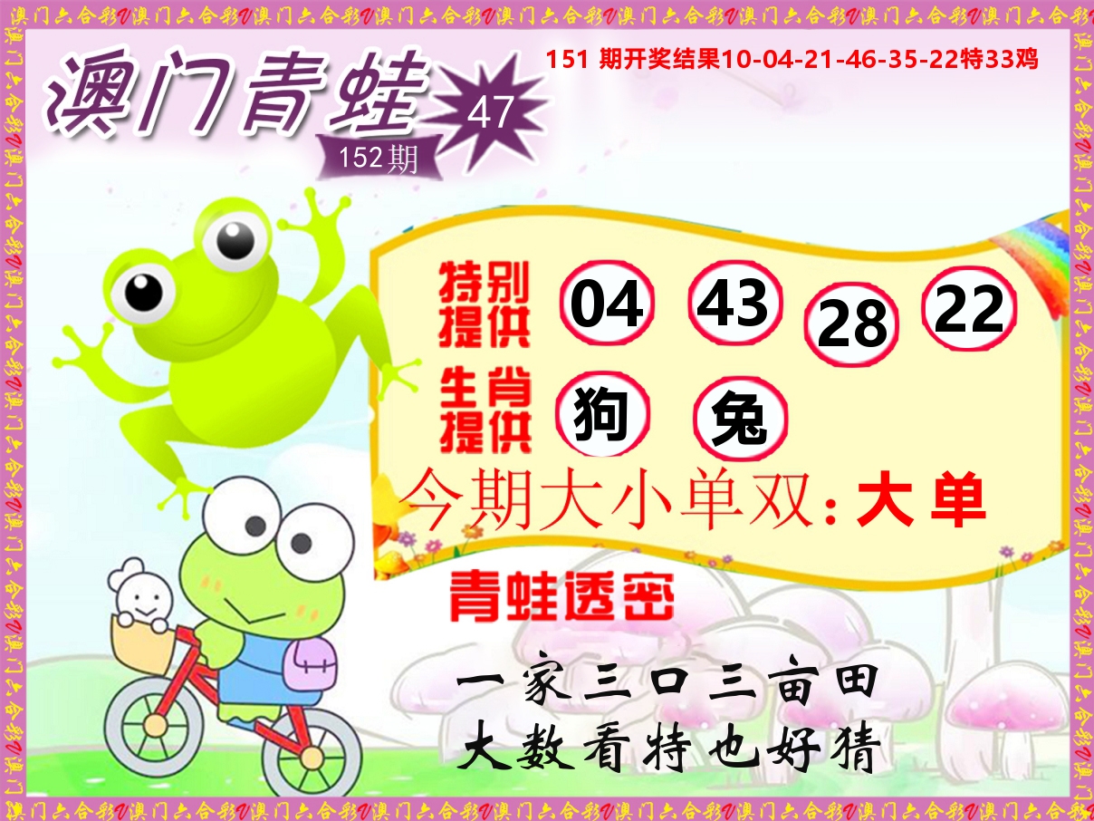 青蛙系列47 第152期