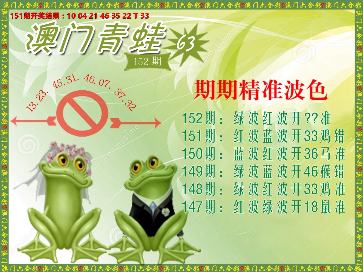 青蛙系列63 第152期