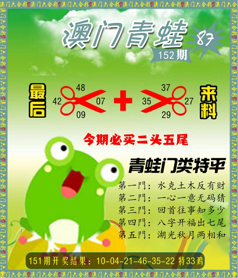 青蛙系列87 第152期