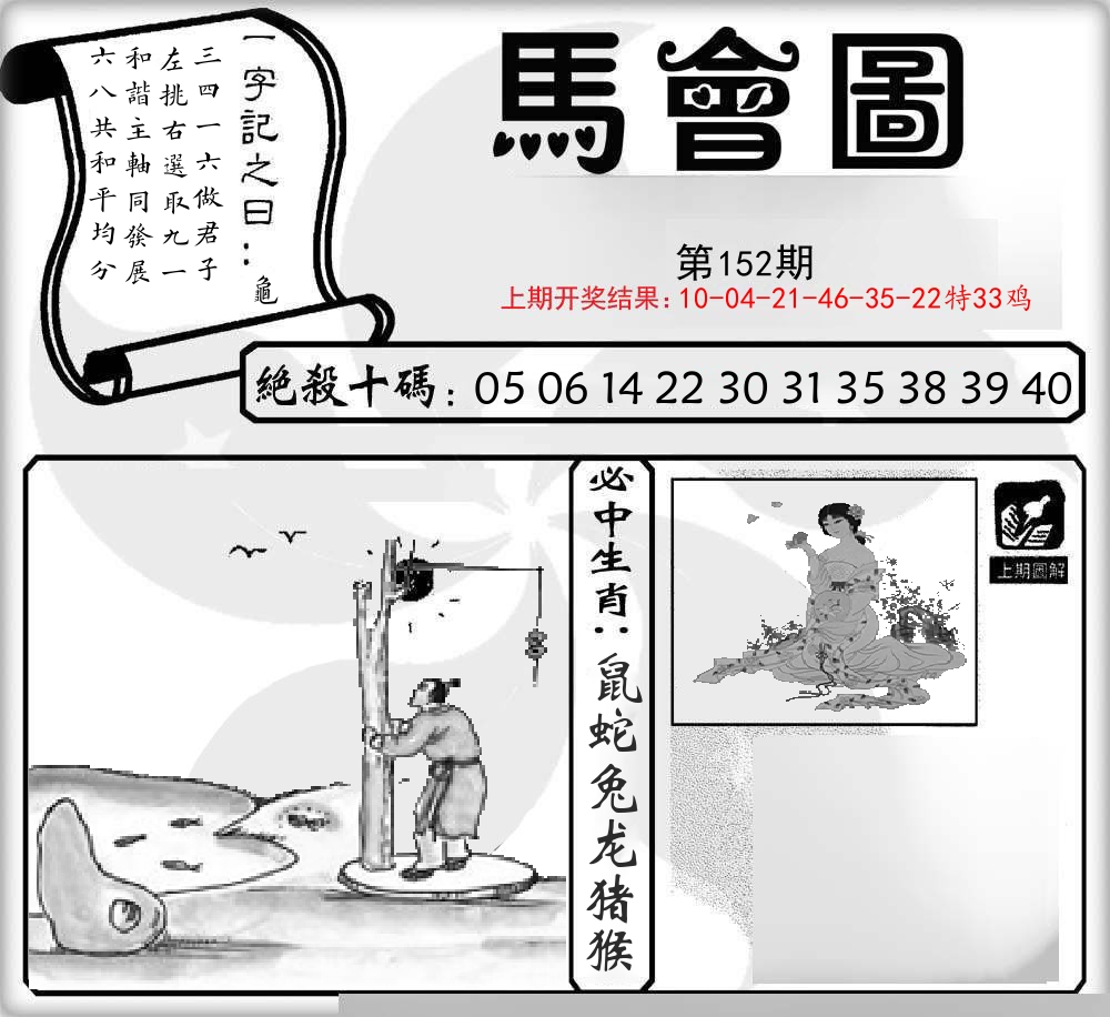 马会图 第152期