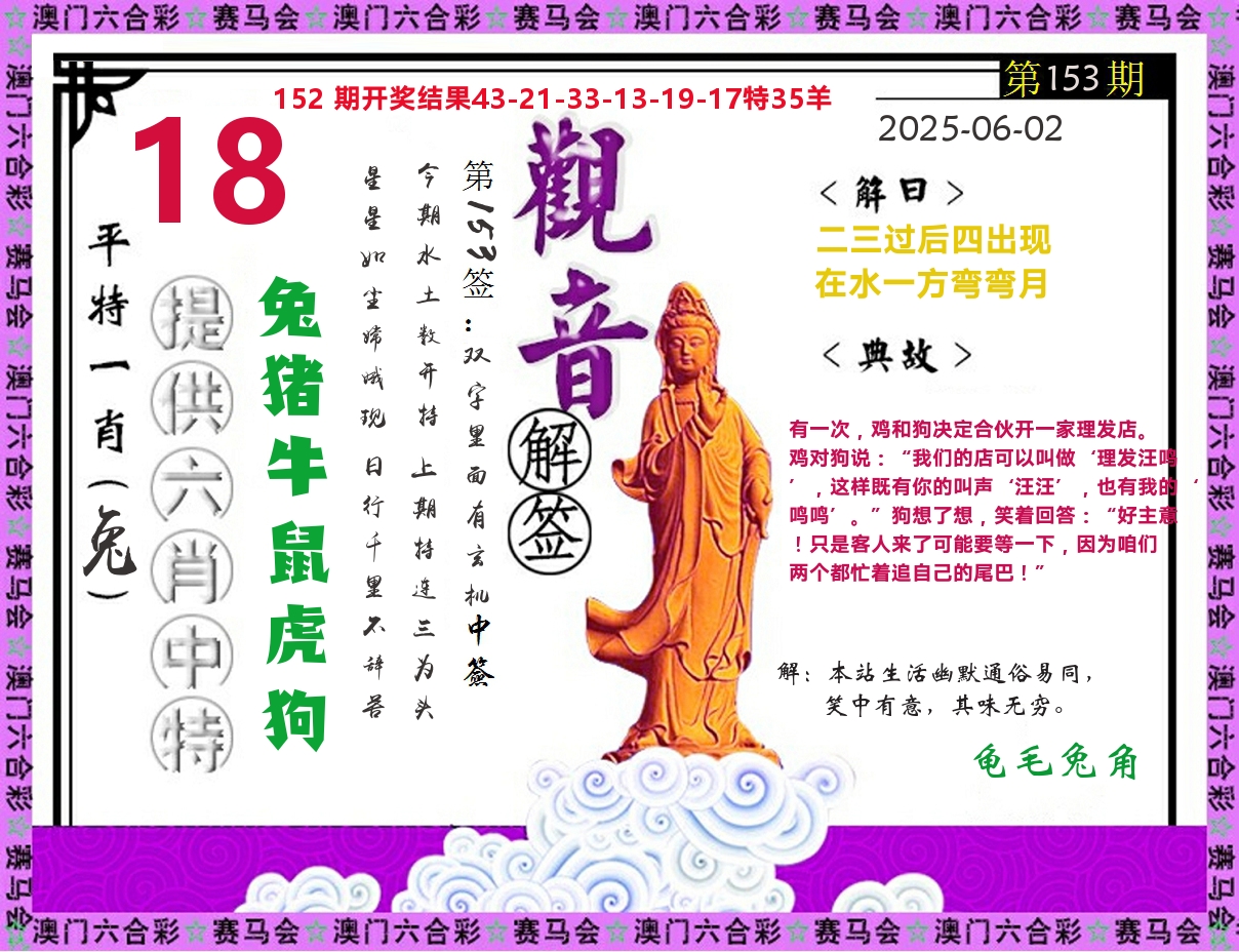 观音解签 第153期