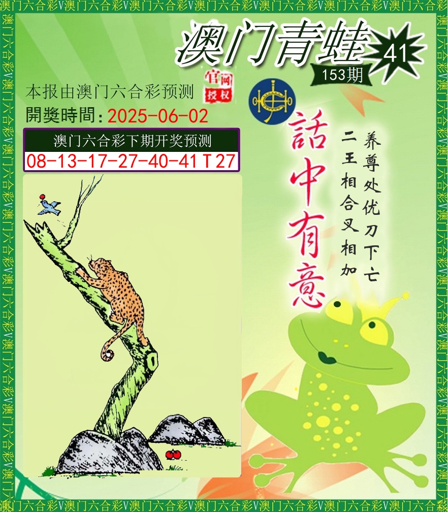 青蛙系列43 第153期
