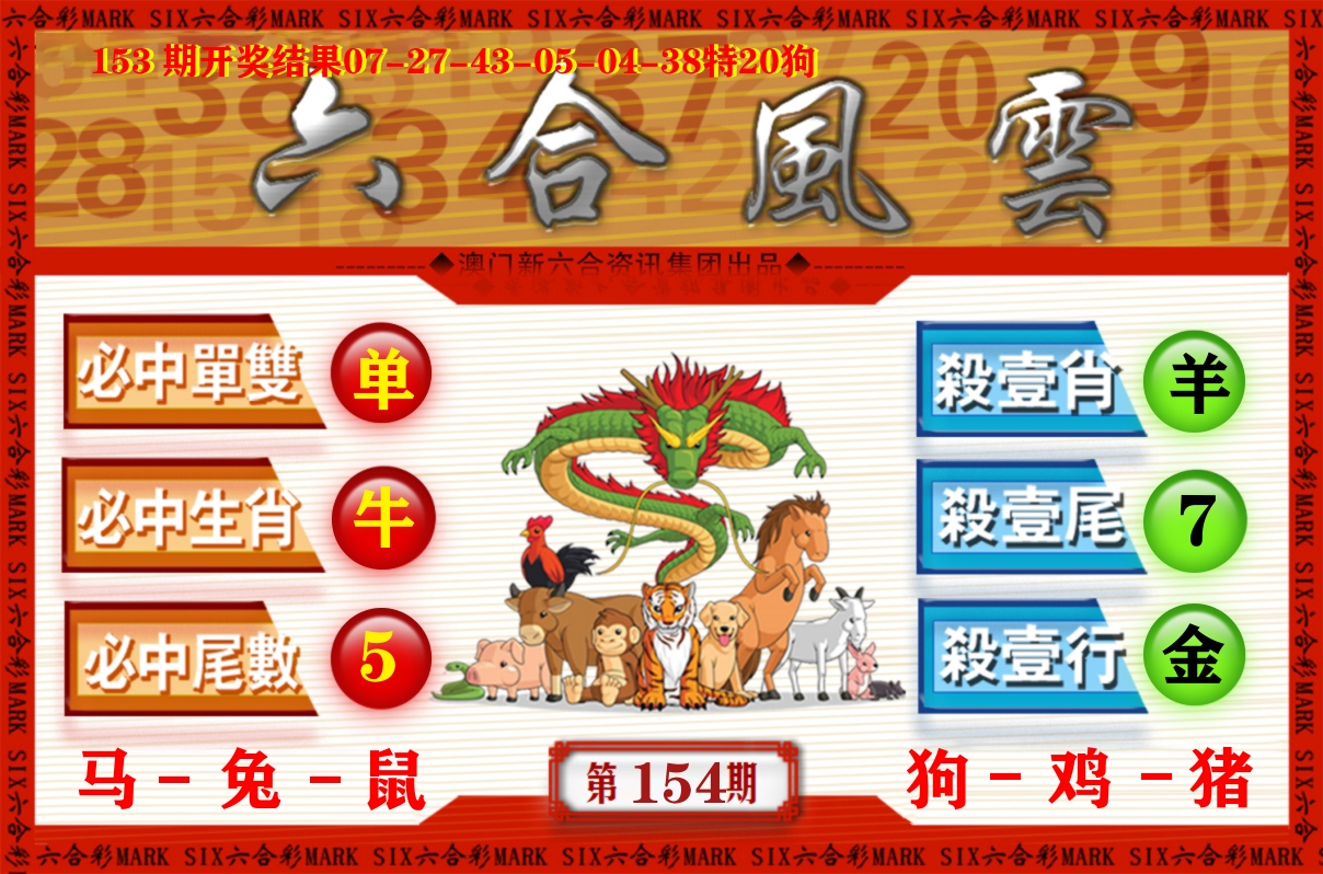 六合风云 第154期
