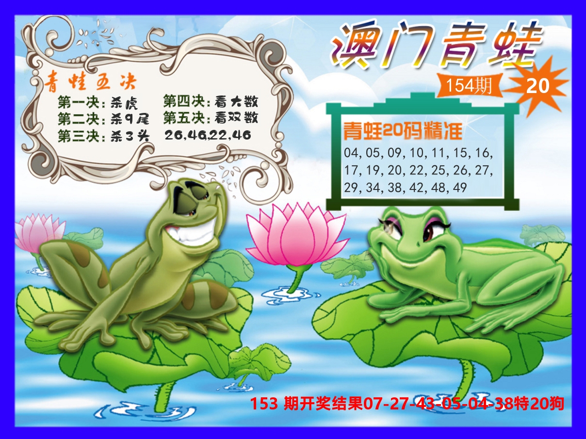 青蛙系列20 第154期