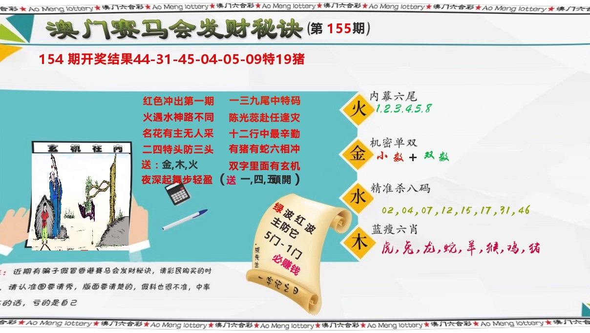 发财秘诀 第155期