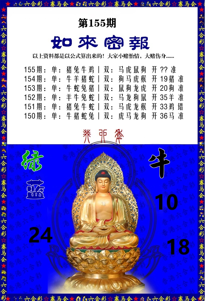如来密报 第155期