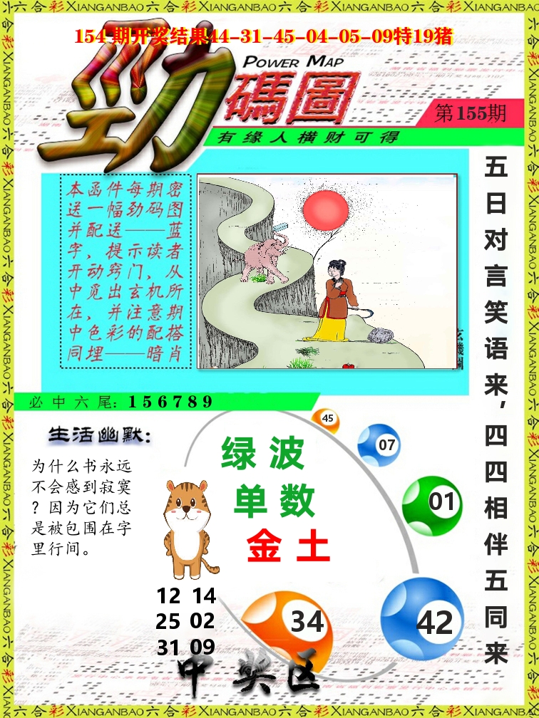 劲码图 第155期