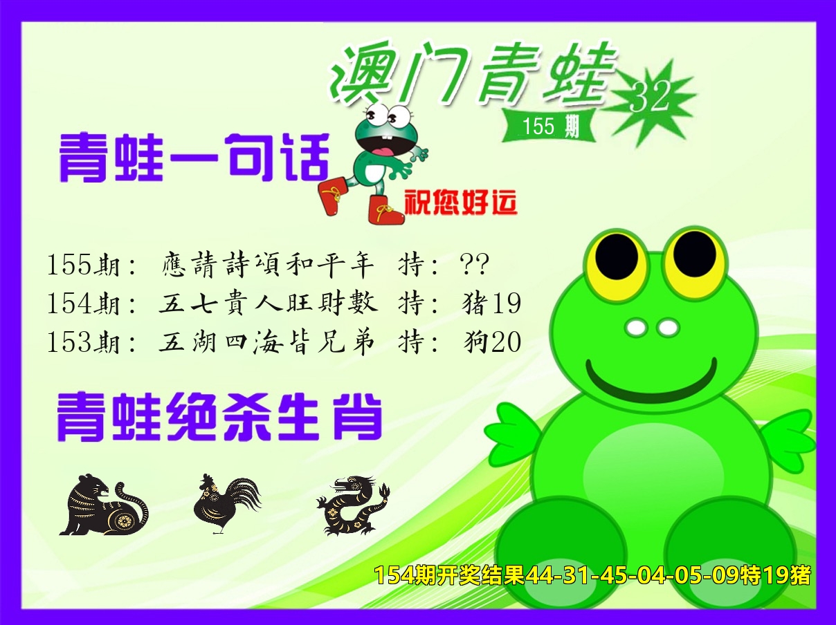 青蛙系列32 第155期