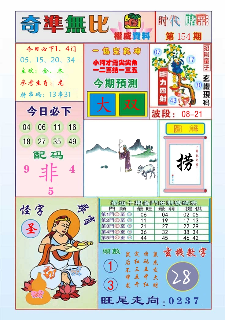 时代赌彩 第155期