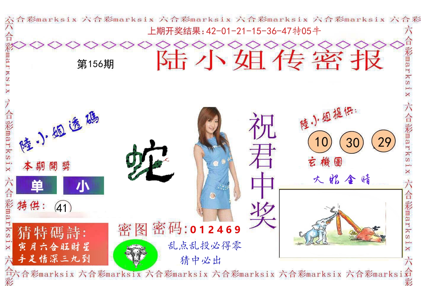 陆小姐密报 第156期