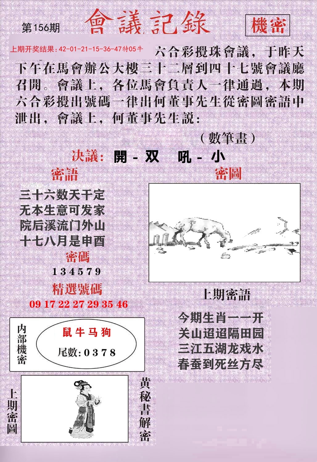 会议记录 第156期