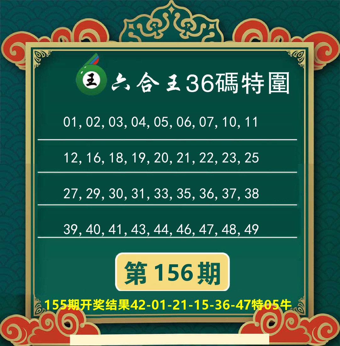 澳门特码王B 第156期