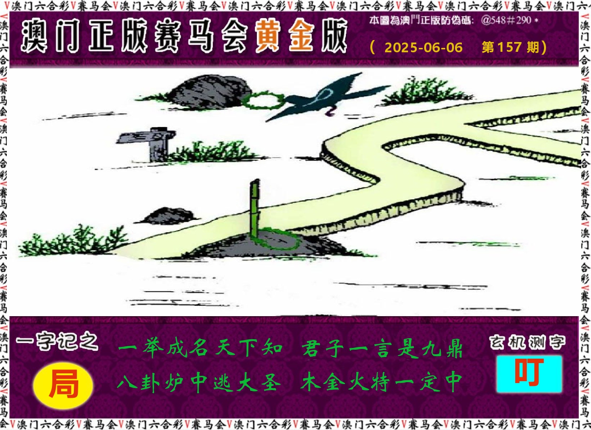 赛马会黄金版 第157期