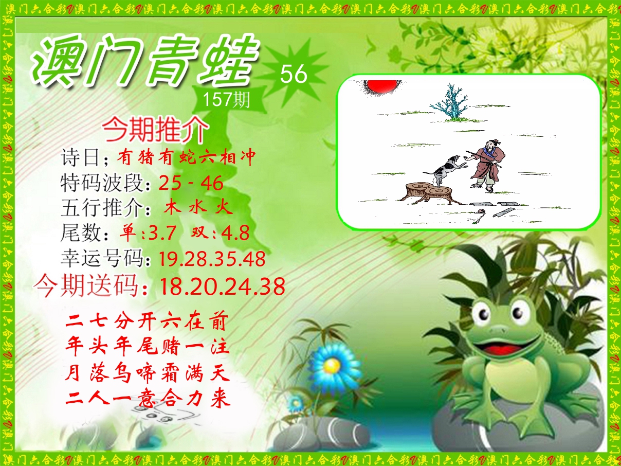 青蛙系列56 第157期