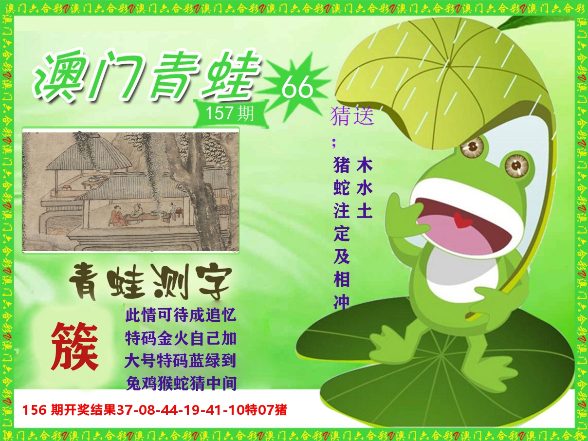 青蛙系列66 第157期