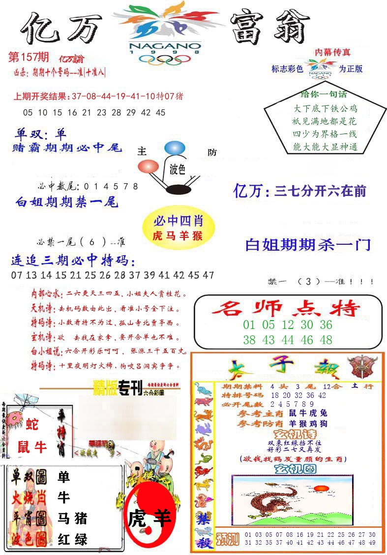 亿万富翁 第157期
