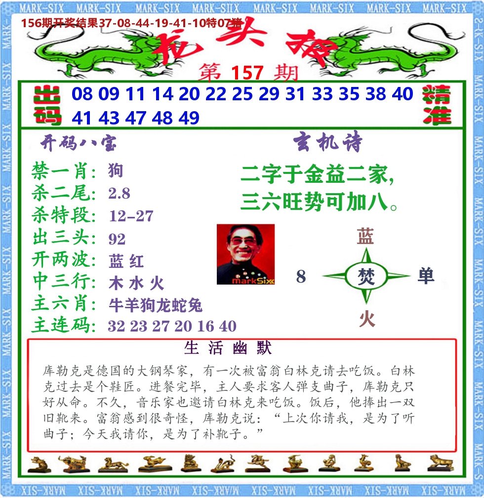 澳门龙头报 第157期