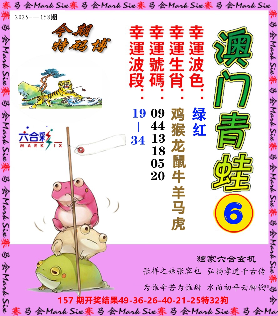 青蛙系列6 第158期