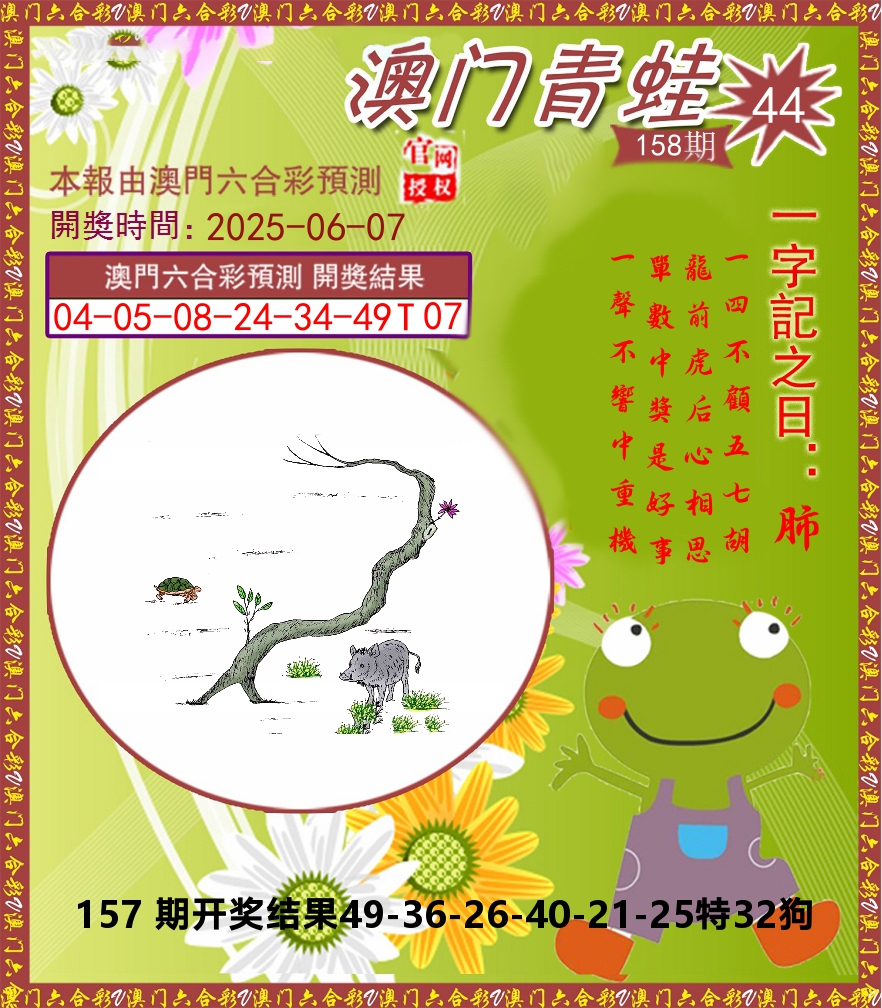 青蛙系列44 第158期