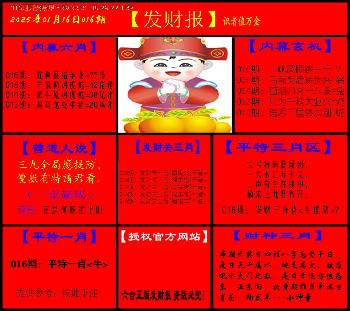 发财报 第16期