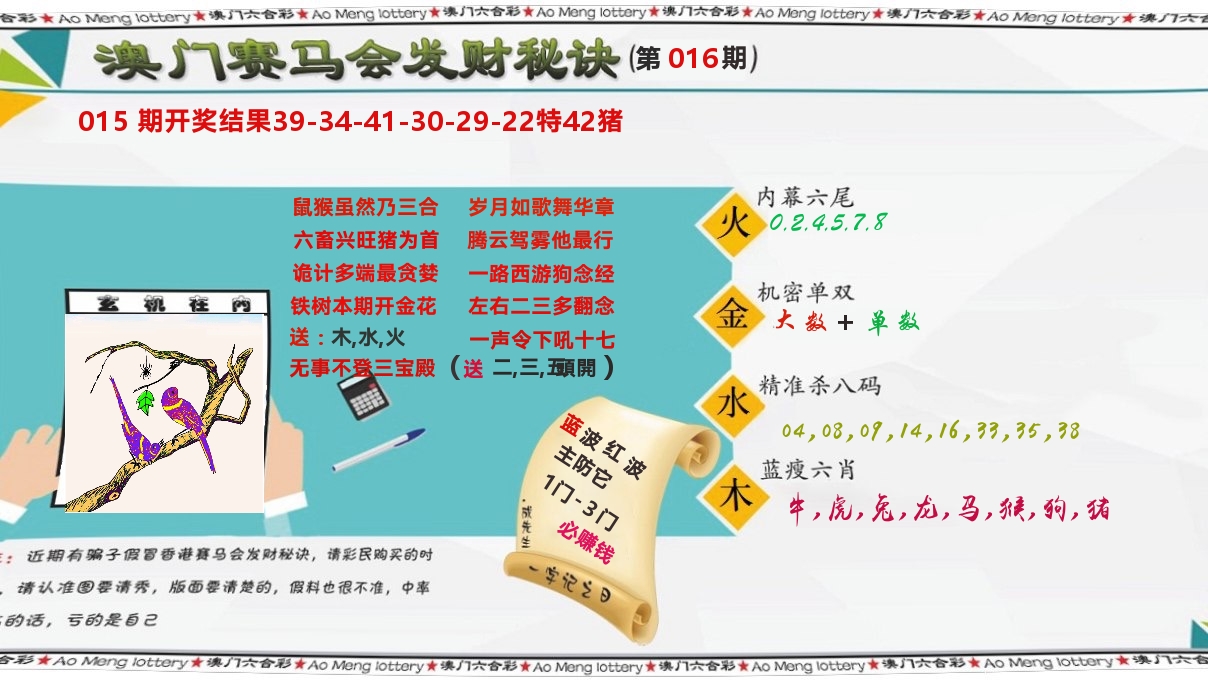 发财秘诀 第16期