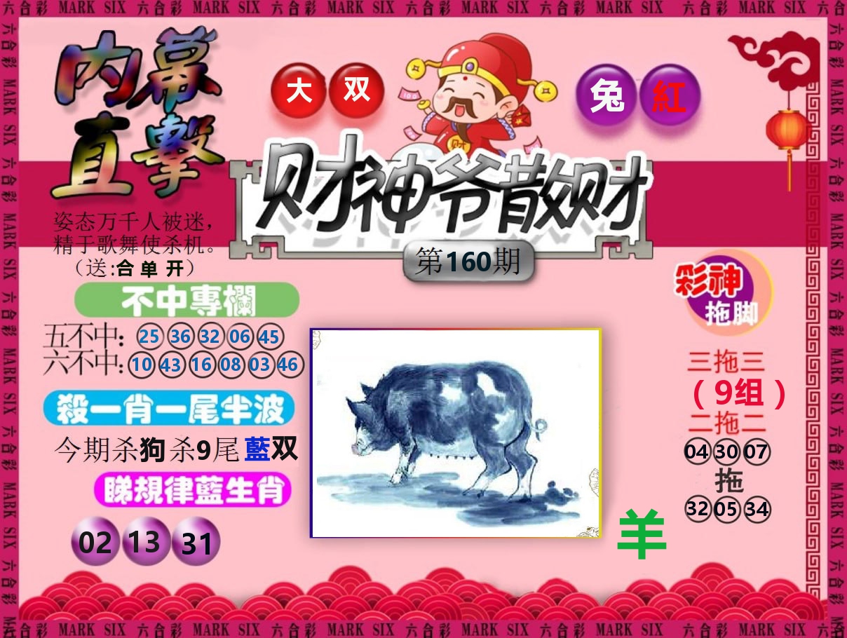 财神爷散财 第160期