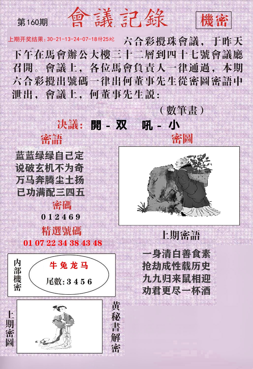 会议记录 第160期