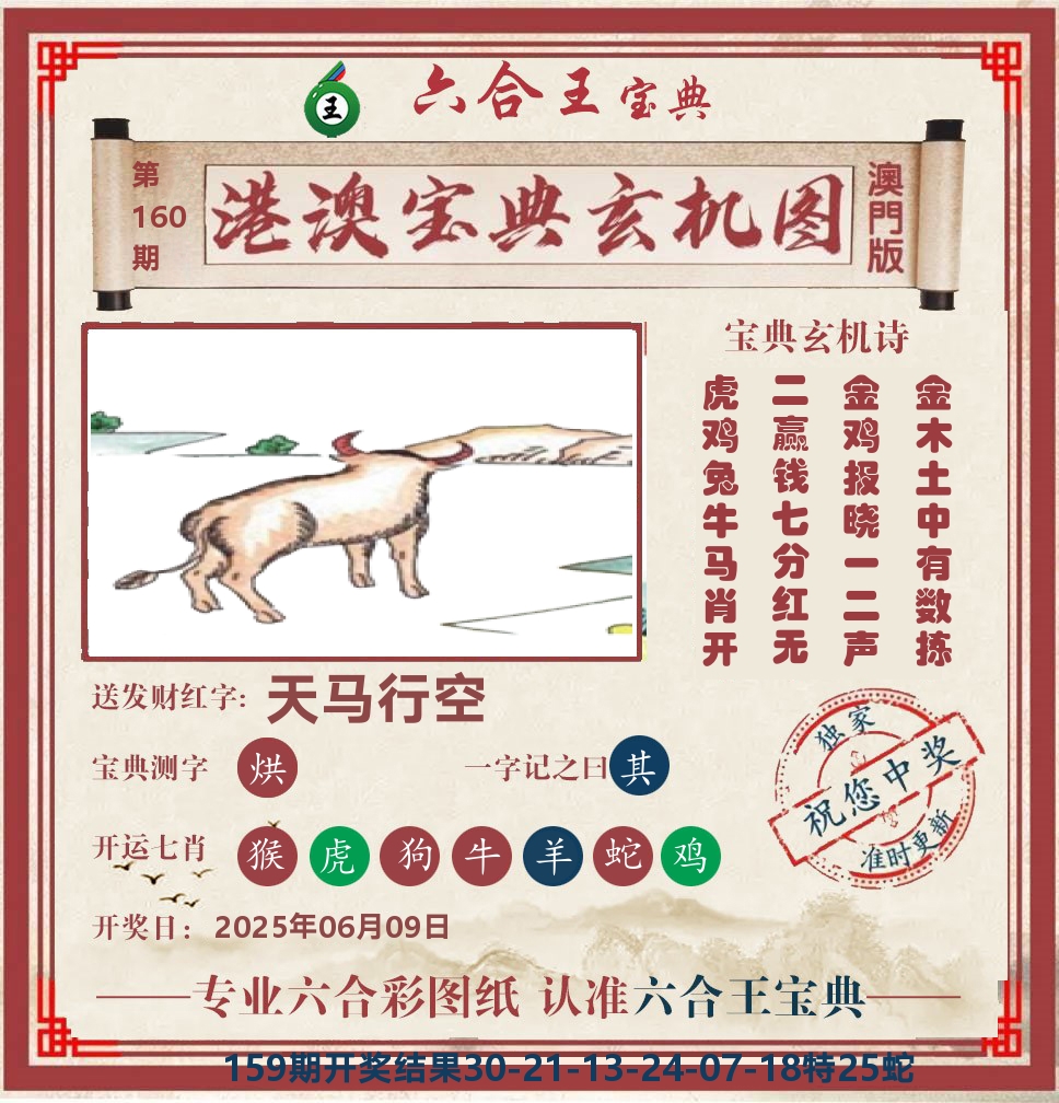 六合王宝典玄机 第160期