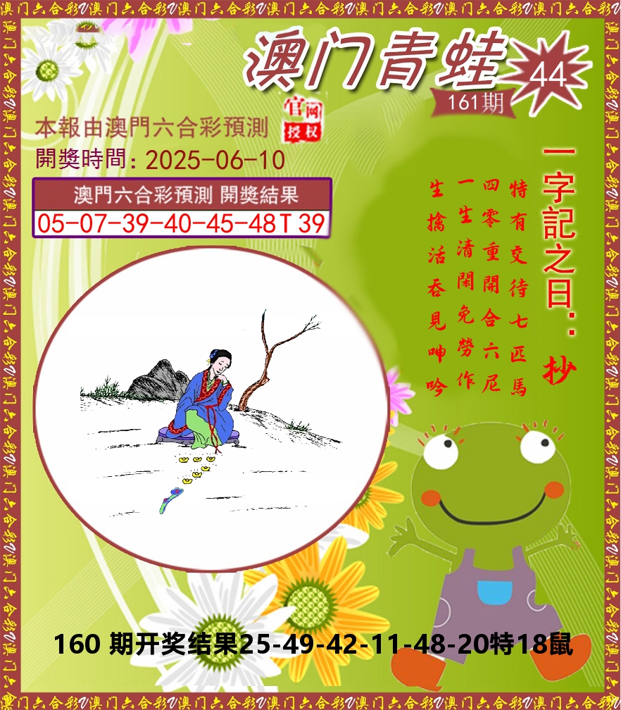 青蛙系列44 第161期