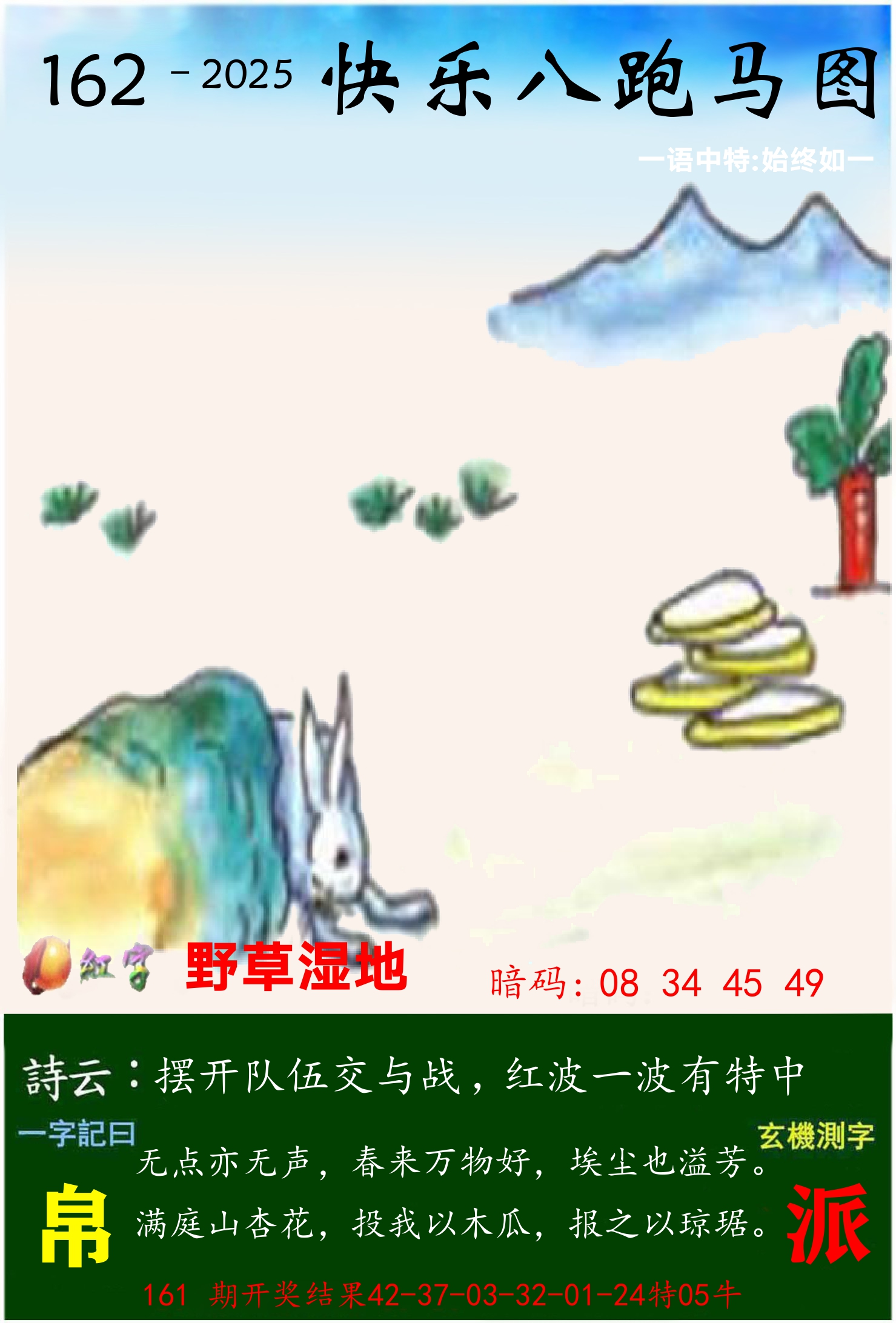 澳门跑马 第162期