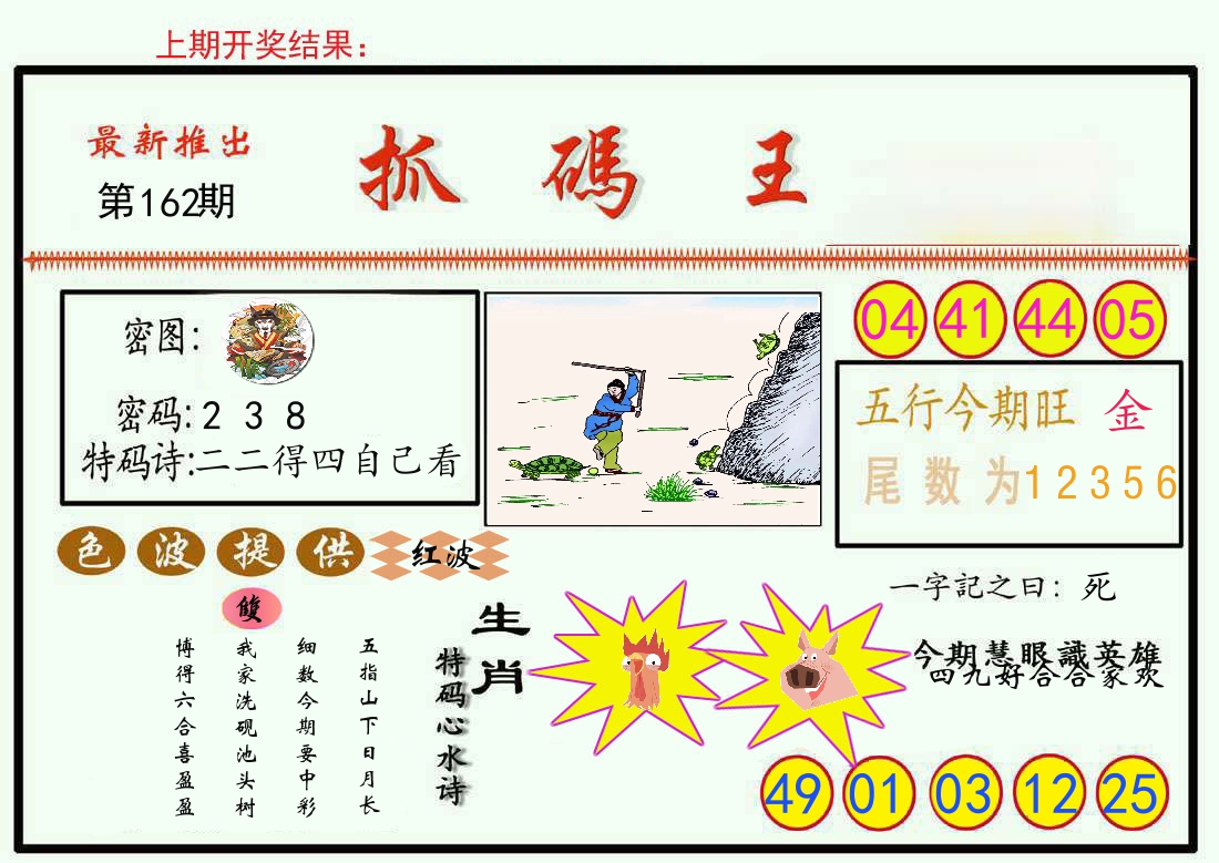 最新抓码王 第162期